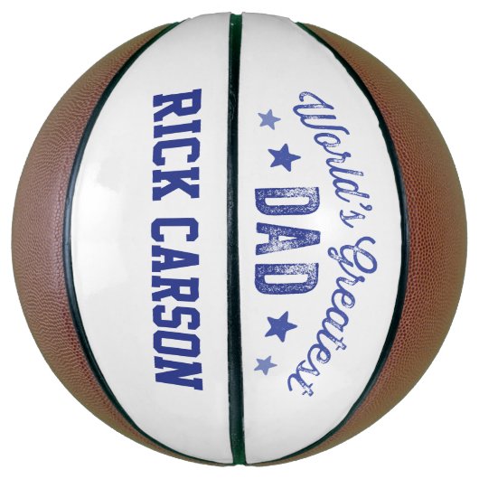 Speciaal uitgeruste Vader van Sports Ball World Basketbal (Verticaal)