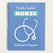 Speciaal uitgeruste verpleegkundige planner met st (Voorkant)