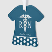 Speciaal uitgeruste verpleegkundige, uniform scrub ornament (voorkant)