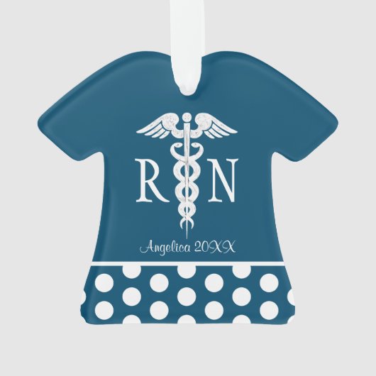 Speciaal uitgeruste verpleegkundige, uniform scrub ornament (achterkant)