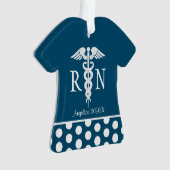 Speciaal uitgeruste verpleegkundige, uniform scrub ornament (voorkant)