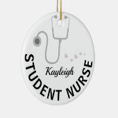 Speciaal uitgeruste verpleegster keramisch ornament (Rechts)