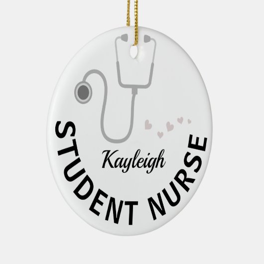 Speciaal uitgeruste verpleegster keramisch ornament (Rechts)