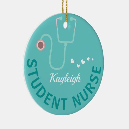 Speciaal uitgeruste verpleegster keramisch ornament (Rechts)