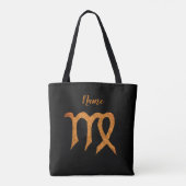 Speciaal uitgeruste vigo Gold Zodiaal Astrology Si Tote Bag (Achterkant)