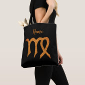 Speciaal uitgeruste vigo Gold Zodiaal Astrology Si Tote Bag (Dichtbij)