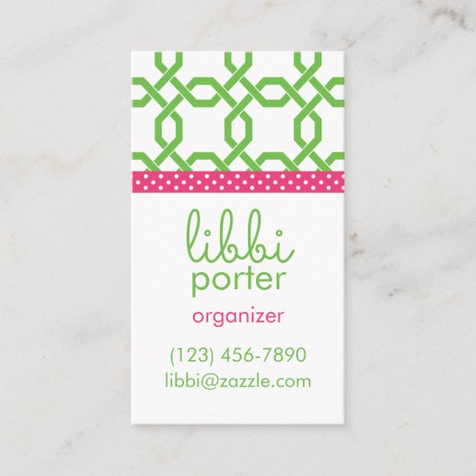 Speciaal uitgeruste Visitekaartjes voor rasterwerk (Voorkant)