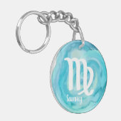 Speciaal uitgeruste vivo-Waterverf dierentuin Sleutelhanger (Voorkant Links)