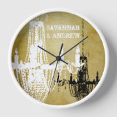 Speciaal uitgeruste wandklok van Chandelier (Voorkant)