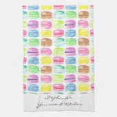 Speciaal uitgeruste Waterverf Macaroon Theedoek (Verticaal)