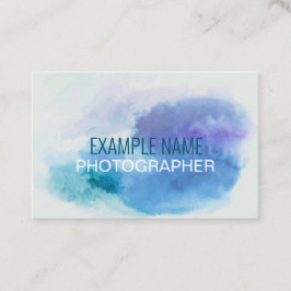 Speciaal uitgeruste "Waterverf-spiegel" (GB/euro) Visitekaartje