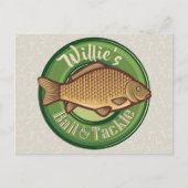 Speciaal uitgeruste winkel voor vis en horsmakreel briefkaart (Voorkant)