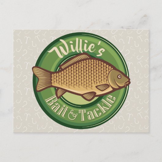 Speciaal uitgeruste winkel voor vis en horsmakreel briefkaart (Voorkant)