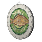 Speciaal uitgeruste winkel voor vis en horsmakreel dartbord (Voorkant Rechts)