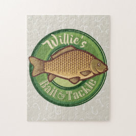 Speciaal uitgeruste winkel voor vis en horsmakreel legpuzzel