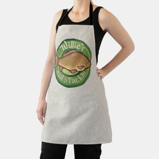 Speciaal uitgeruste winkel voor vis en horsmakreel schort (Insitu)