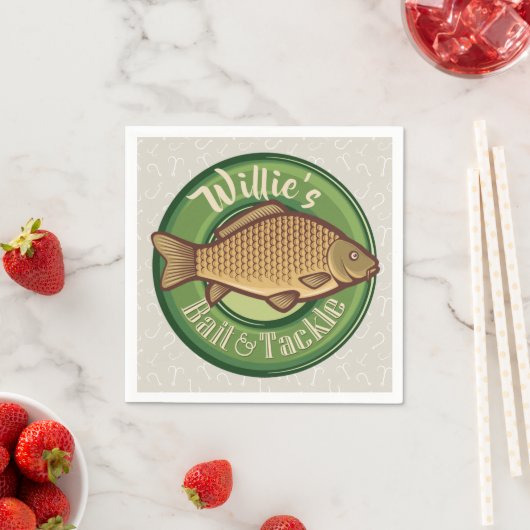 Speciaal uitgeruste winkel voor vis en horsmakreel servet (Insitu)