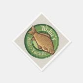 Speciaal uitgeruste winkel voor vis en horsmakreel servet (Hoek)