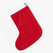 Speciaal uitgeruste Xmas Lights Red Goldendole Grote Kerstsok (Achterkant (Hangend))