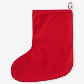 Speciaal uitgeruste Xmas Lights Red Goldendole Grote Kerstsok (Achterkant)