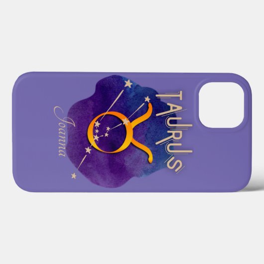 Speciaal uitgeruste zodige Sign Taurus Constellati Case-Mate iPhone Case (Achterkant (horizontaal))