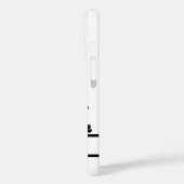 Speciaal uitgeruste zwarte schaakstukken Case-Mate iPhone case (Achterkant / Links)