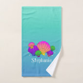 Speciaal uitgezette schelpen in de Caraïben met bu Bad Handdoek (Handdoek)