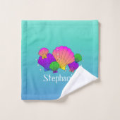 Speciaal uitgezette schelpen in de Caraïben met bu Bad Handdoek (Wasdoekje)