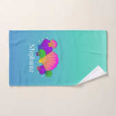 Speciaal uitgezette schelpen in de Caraïben met bu Bad Handdoek (Handdoek)