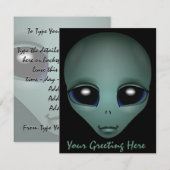 Speciaal uitgezonden Alien Art RSVP (Voorkant / Achterkant)