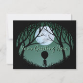 Speciaal uitgezonden Alien Art RSVP Kaartje (Voorkant)