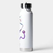 Speciaal uitgezonden urse monogram waterfles (Links)