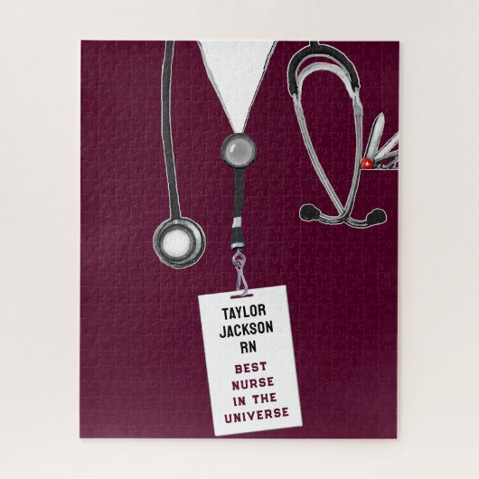 Speciaal uitgezonden verpleeggeld legpuzzel (Verticaal)