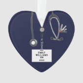 Speciaal uitgezonden verpleeggeld ornament (achterkant)