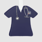 Speciaal uitgezonden verpleeggeld ornament (achterkant)