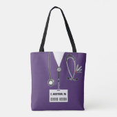 Speciaal uitgezonden verpleeggeld tote bag (Achterkant)