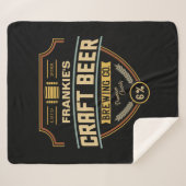 Speciaal uitrolbedrijfsbalk voor kraftbietenlabel sherpa deken (Voorkant (horizontaal))