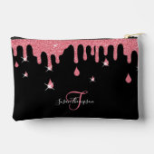 Speciaal uitstrijkroze glittereffect etui (Achterkant)