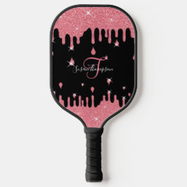 Speciaal uitstrijkroze glittereffect pickleball paddle