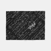 Speciaal uittreksels voor natuurkundigen fleece deken (Voorkant (Horizontaal))