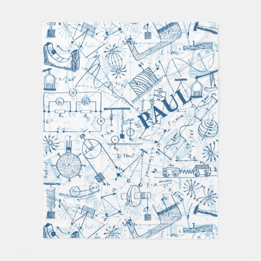 Speciaal uittreksels voor natuurkundigen fleece deken (Voorkant)