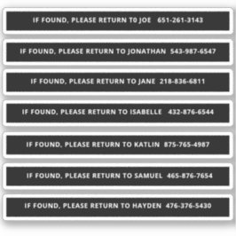 Speciaal uitwendige identificatie van Pickleball P Sticker