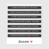 Speciaal uitwendige identificatie van Pickleball P Sticker (Vel)