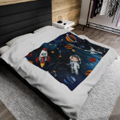 Speciaal uitwendige ruimteastronaut Shuttle Fleece Deken