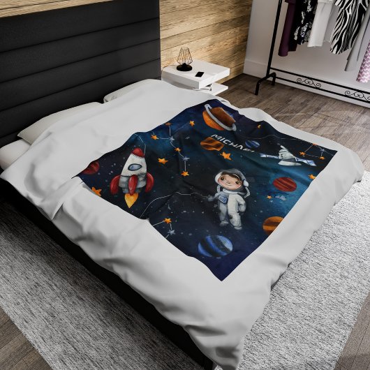 Speciaal uitwendige ruimteastronaut Shuttle Fleece Deken