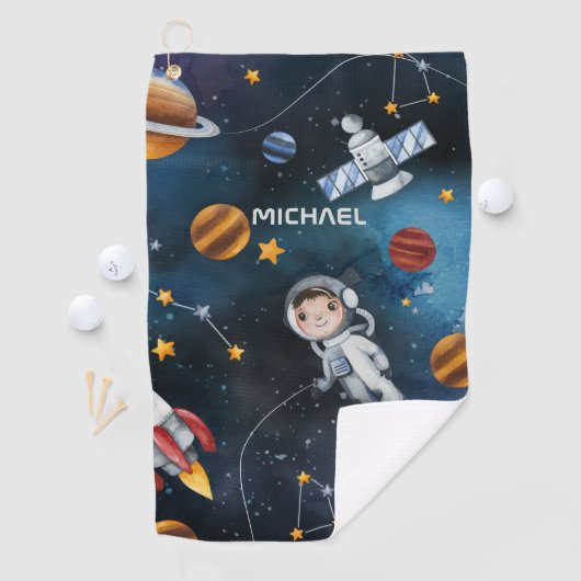 Speciaal uitwendige ruimteastronaut Shuttle Golfhanddoek (Insitu)
