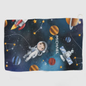 Speciaal uitwendige ruimteastronaut Shuttle Golfhanddoek (Horizontaal)
