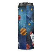 Speciaal uitwendige ruimteastronaut Shuttle Thermosbeker (Achterkant)