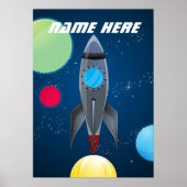 Speciaal uitzetbaar ultraruimtevaartuig poster (Voorkant)