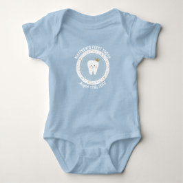 Speciaal uitzicht van mijlpalen voor eerste Baby. Romper